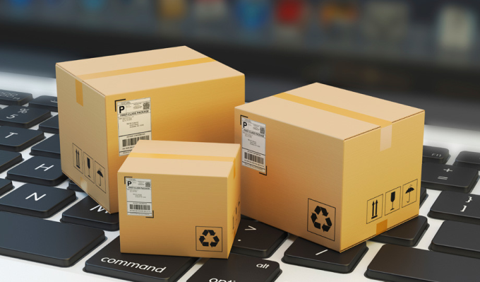 Pequeños paquetes que se compran por Internet