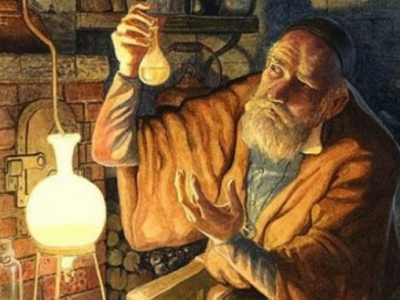 Cuadro de un alquimista